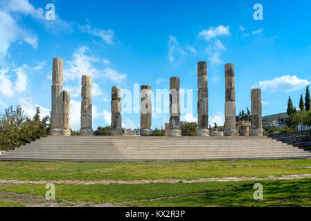 Le temple ionique dans un sanctuaire d'Apollon Smintheion, dans le nord-ouest de la Turquie Banque D'Images