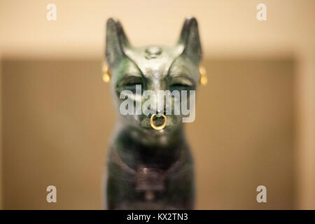 Broche chat Bastet Bastet' 'était la déesse du feu, des chats, de la maison ou les femmes enceintes Banque D'Images