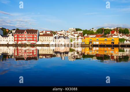 Vagen vieille ville de Stavanger. Stavanger est une ville et une municipalité située en Norvège. Banque D'Images