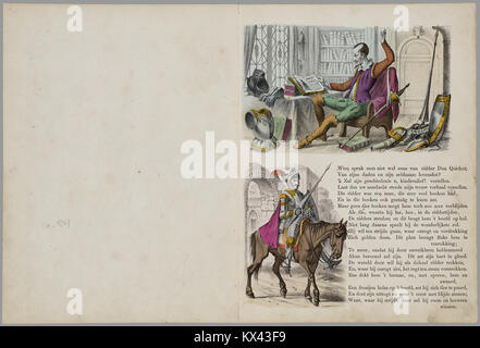 De wonderbare avonturen van ridder Don Quichot van Manche - PPN 865843163 - Image 3 Banque D'Images