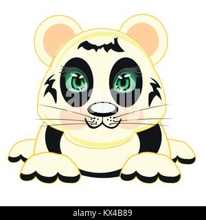 Panda animal dessin Illustration de Vecteur