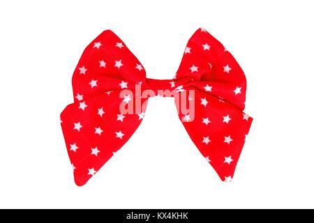 Christmas bow isolé sur fond blanc Banque D'Images