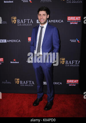 Beverly Hills, CA, États-Unis. 6 janvier 2018. 06 janvier 2018 - Beverly Hills, Californie - Michael Webber. 2018 BAFTA Tea Party tenue au four Seasons Los Angeles à Beverly Hills à Beverly Hills. Crédit photo : Birdie Thompson/Admedia Banque D'Images