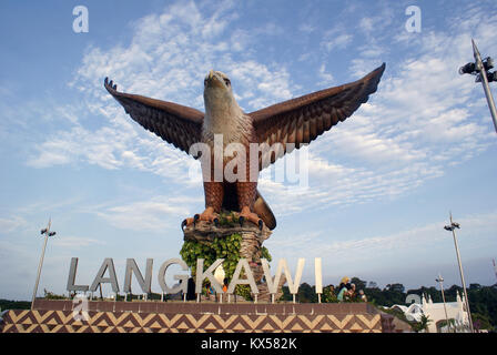 Big Eagle à Langkawi, Malaisie Banque D'Images