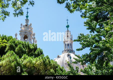 Lisbonne Portugal,Lapa,Basilica da Estrela,do Sagrado Coracao de Jesus,Couvent du coeur le plus sacré de Jésus,Catholique,Cathédrale,Baroque,néoclassique Banque D'Images