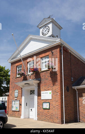 La Maison du marché de l'Horloge, Place du marché, Potton, Bedfordshire, England, United Kingdom Banque D'Images