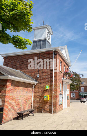 La Maison du marché de l'Horloge, Place du marché, Potton, Bedfordshire, England, United Kingdom Banque D'Images