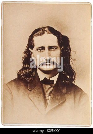 James Butler Hickok, 'Wild Bill Hickok', James Hickok était un héros populaire de l'American Old West Banque D'Images