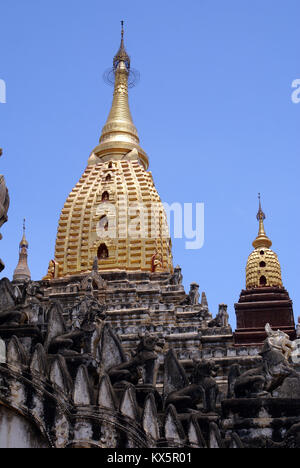 Ananda Temple de Bagan, Myanmar, Birmanie Banque D'Images