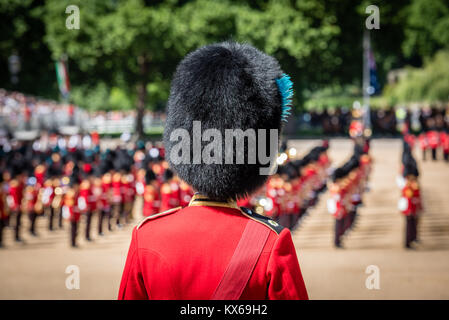 Parade La couleur 2017 répétitions à Horse Guards Parade à Londres Banque D'Images