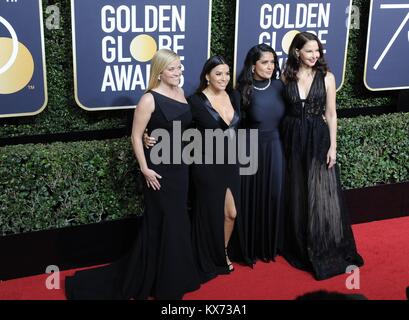 Los Angeles, CA. Jan 7, 2018. au niveau des arrivées pour 75e Assemblée Golden Globe Awards - Arrivals, le Beverly Hilton Hotel, Los Angeles, CA 7 janvier 2018. Credit : Dee Cercone/Everett Collection/Alamy Live News Banque D'Images