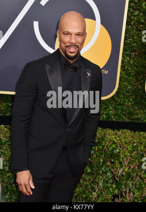 Los Angeles, USA. 07Th Jan, 2018. Pose commune dans la salle de presse au cours de la 75e Assemblée Golden Globe Awards au Beverly Hilton Hotel le 7 janvier 2017 à Beverly Hills, Californie Crédit : Tsuni/USA/Alamy Live News Banque D'Images