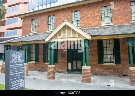 Brislington maison construite 1821 plus vieille ville chambre à Parramatta, maintenant un musée médical et infirmier,Western Sydney, Australie Banque D'Images