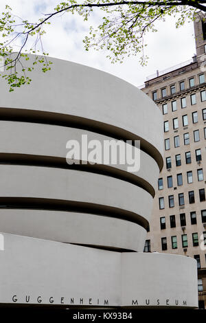 Le Solomon Guggenheim Museum, NEW YORK Banque D'Images