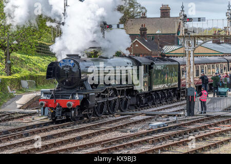The Flying Scotsman à Horsted Keynes Banque D'Images