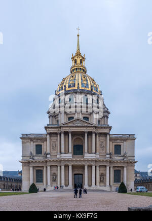 L'Hôtel des Invalides à Paris France dernière demeure de Napoléon Bonaparte Banque D'Images