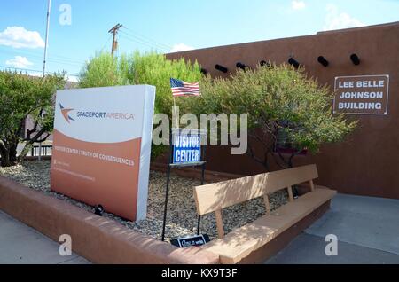 Le spaceport america visitor centre vérité ou conséquences nouveau mexique USA Banque D'Images