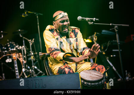 Le légendaire chanteur de reggae, musiciens et compositeur Jimmy Cliff effectue au Danish Music Festival Festival 2014 Skanderborg / Smukfest. Le Danemark, 09/08 2014. Banque D'Images