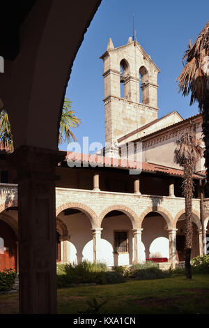 Monastère de saint François à Pula. La Croatie. Banque D'Images