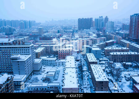 Harbin, Harbin, Chine. Jan 9, 2018. Harbin, Chine 9ème Janvier 2018 :(usage éditorial uniquement. Chine).La saison la plus froide à Harbin, au nord-est de la province de la Chine, le 9 janvier 2018. Crédit : SIPA Asie/ZUMA/Alamy Fil Live News Banque D'Images