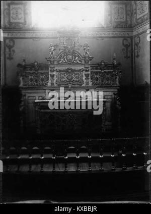 Photographie de l'église Saint-Jacob (Sankt Jacobs kyrka) à Stockholm, Suède, extraite de la collection KMB. L'image montre l'architecture Renaissance de l'église et son importance en tant que lieu de culte luthérien historique. Banque D'Images