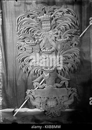 Photographie de l'église Sankt Jacobs à Stockholm, Suède, montrant sa façade et sa tour comme un exemple d'architecture ecclésiastique de la Renaissance. Banque D'Images