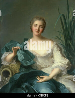 Jean-Marc Nattier - Portrait de madame Marie-Henriette Berthelot de Pléneuf - Google Art Project Banque D'Images