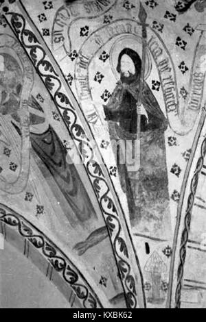 L'église Sankt Laurentius à Skivarp, en Suède, est un monument historique et architectural illustrant l'architecture religieuse et le patrimoine culturel suédois. Banque D'Images