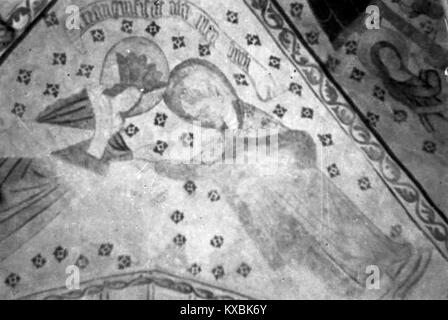 Image de l'église Sankt Laurentius à Skivarp, Suède, montrant son style architectural et son rôle culturel historique. Banque D'Images