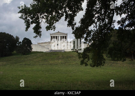 Mémorial Walhalla près de Ratisbonne en Bavière, Allemagne. Banque D'Images