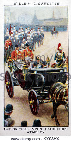 Le règne du roi George V - La British Empire Exhibition Wembley 1924 Banque D'Images