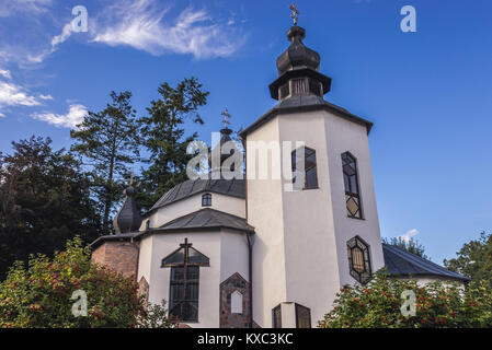 Eglise grecque-catholique de la Sainte Trinité à Gizycko ville en Warmian-Masurian Voïvodie de Pologne Banque D'Images