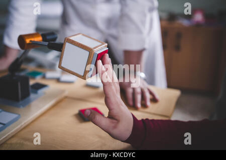 Gros plan de la manipulation au cours de la réhabilitation neurocognitive Banque D'Images