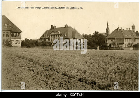 21382-Colditz-1919-Landesheil Zschadrass-Brück- und Pflegeanstalt & Sohn Kunstverlag Banque D'Images