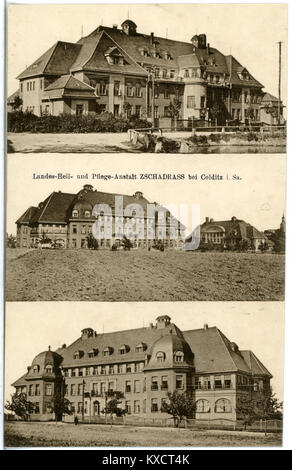 21383-Colditz-1919-Landesheil Zschadrass-Brück- und Pflegeanstalt & Sohn Kunstverlag Banque D'Images