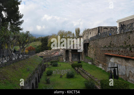 Porta Marina, ruines de Pompéi, 25 novembre 2017 Banque D'Images