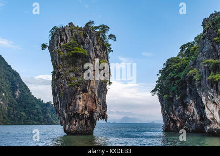 Photo de James Bond Island dans la baie de Phang Nga, Thaïlande Banque D'Images