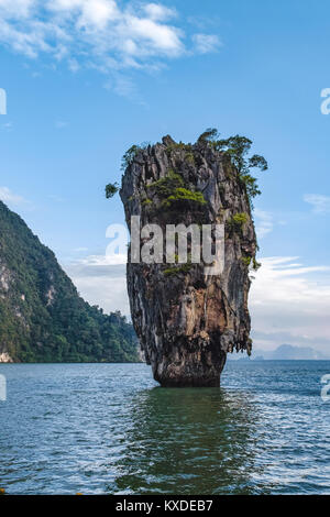 Photo de James Bond Island dans la baie de Phang Nga, Thaïlande Banque D'Images