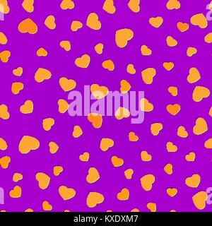 Motif coeurs saturés. Valentines Day background transparent Illustration de Vecteur