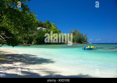 Baia Lazare Mahé aux Seychelles Banque D'Images