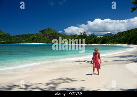 Baia Lazare Mahé aux Seychelles Banque D'Images