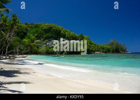 Baia Lazare Mahé aux Seychelles Banque D'Images