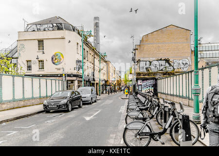 Rues de Londres Royaume-uni © Sauriêl Shorditch Ltd | Samantha | Scholl | www.saurielcreative.com fb.com/SaurielPhotography Banque D'Images