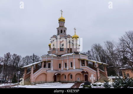 Eglise des Saints Boris et Gleb dans Zyuzino. Décongeler dans le milieu de l'hiver. Banque D'Images