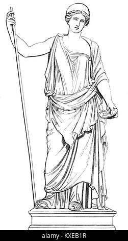 Junon, déesse romaine antique Banque D'Images
