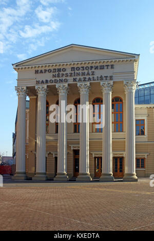 Vieux bâtiment théâtre Subotica Serbie Banque D'Images