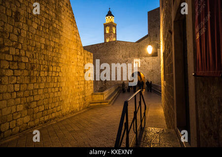 Dubrovnik, perle de l'Adriatique, la Croatie. Banque D'Images