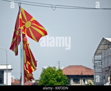 Chambre de gouvernement de Macédoine (Vlada Na Republika Makedonija), Skopje Banque D'Images