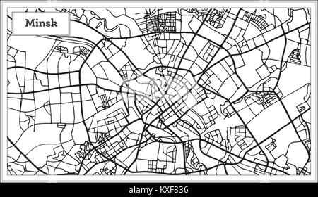 Plan de la ville de Paris en noir et blanc. Vector Illustration. Une carte de Noël. Illustration de Vecteur