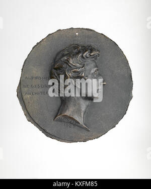Portrait d'Alphonse de Gisors (1796-1866), architecte français connu pour avoir conçu de grands édifices parisiens dont des églises et des structures publiques au XIXe siècle. Banque D'Images